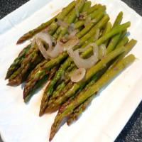 Julia Child's Asparagus Simmered in Onions, Garlic, and Lemon image