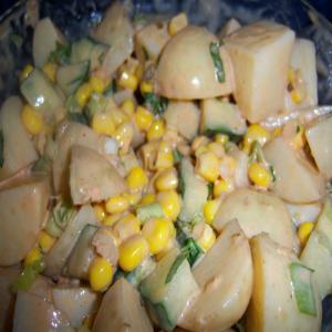 Potato, Corn & Cucumber Salad image