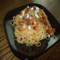 Angel Hair Pasta With Sun-Dried Tomatoes & Goat Cheese image