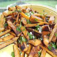 Sweet Potato Fries With Garlic and Herbs image