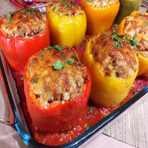 Colorful Stuffed Peppers_image
