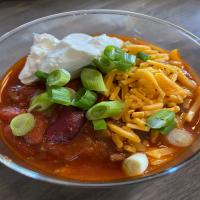 Slow Cooker Ground Beef Chili_image