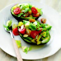 Avocado Salad with Bell Pepper and Tomatoes image