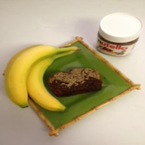 Banana Bread W/Nutella and Chia Seeds image