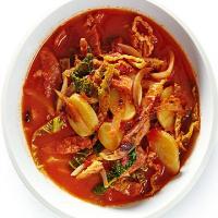 Chorizo & cabbage stew image