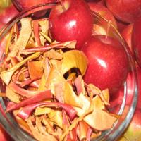 Oven-Dried Cinnamon-Sugar Apple Peel Chips_image