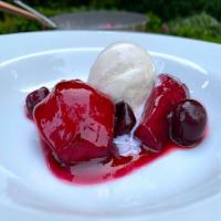Red Wine-Poached Fruit image
