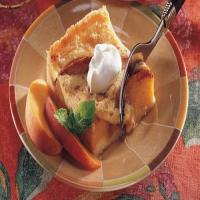 Peachy Custard Dessert_image