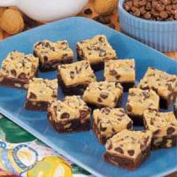 Two-Tone Fudge Brownies image