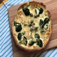 Simple Broccoli and Brie Cheese Quiche image