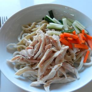 Chicken and Cold Noodles with Spicy Sauce_image