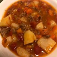 Spicy Pork Sausage and Vegetable Soup_image