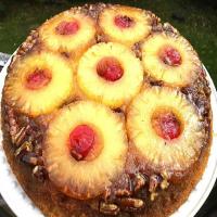 ~ Pineapple Pecan Upside Down Cake ~_image