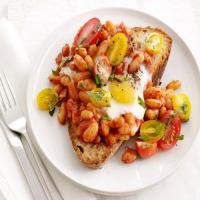 Baked Eggs and Beans on Toast image