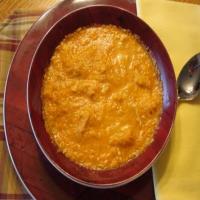 Cream of Roasted Red Pepper Chicken Soup_image
