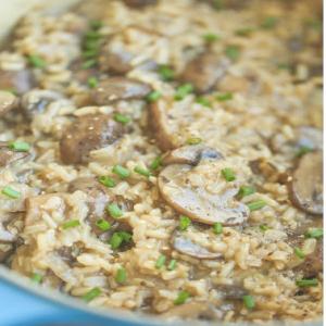 One Pot Mushroom Rice Recipe - (4.3/5)_image