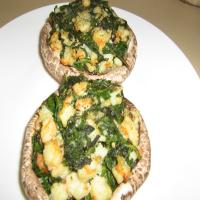 Shrimp, Spinach and Cheese Stuffed Mushrooms image