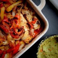 Quick and Easy Baked Chicken Fajitas image