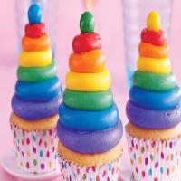 Rainbow Cupcakes image