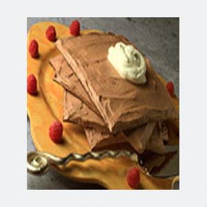 Chocolate-Filled Matzo Stack_image