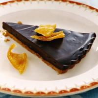 Chocolate Tart with Candied Clementine Peel image