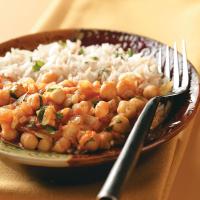 Minted Rice with Garbanzo Curry_image