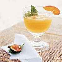 Peach Margaritas with Peach Wedges image