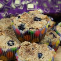 Eggless Blueberry Muffins with Applesauce, Almond Milk, and Almond Flour_image