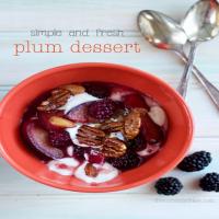 Plum Dessert Recipe - (4.7/5)_image