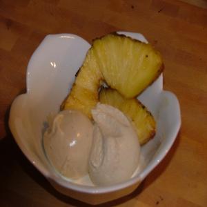 Grilled Pineapple With Vanilla Cinnamon Ice Cream image
