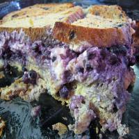 Blueberry Cream Cheese Stuffed Baked French Toast_image