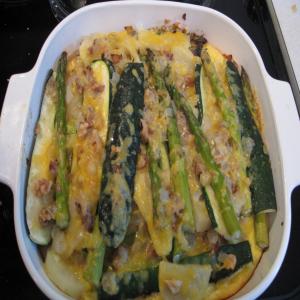 Asparagus & Zucchini Frittata image