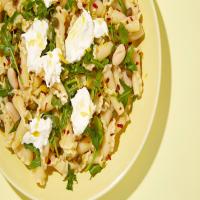 Campanelle with White Beans, Lemon, and Burrata image