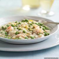 Barley Risotto with Shrimp and Peas image