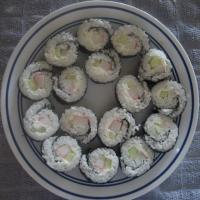 Cream Cheese and Crab Sushi Rolls image