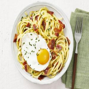 Bacon and Egg Spaghetti image