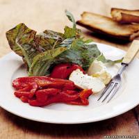 Grilled Peppers and Goat Cheese Salad image