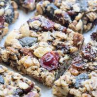 Healthy Trail Mix Bars (gluten free + vegan)_image