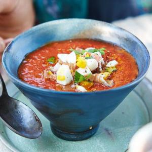 Salmorejo - Rustic tomato soup with olive oil & bread_image