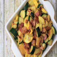 Summer Squash Saute with Bacon_image