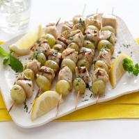 Spiced Chicken and Grape Skewers image