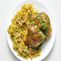Indian Chicken with Cashew Rice image