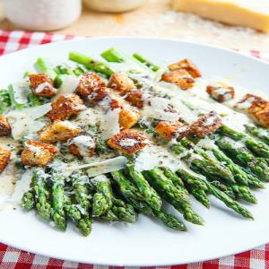 Caesar Grilled Asparagus Recipe_image