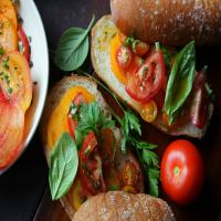 Tomato Salad on a Roll image