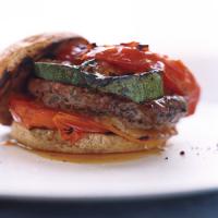 Grilled Burgers with Garden Vegetables image