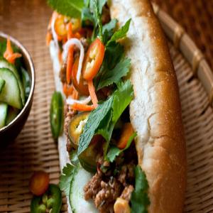 Shortcut Banh Mi With Pickled Carrots and Daikon_image
