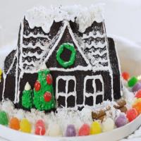 Gingerbread House Cake image