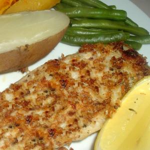 Tilapia With Onion Crust image