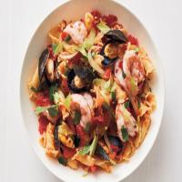 Pasta with Mussels and Shrimp image