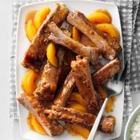 Slow-Cooked Peachy Spareribs_image